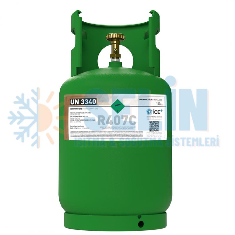 R-407 ICE+ GAZ 10 KG (DOLDURULABİLİR TÜP)