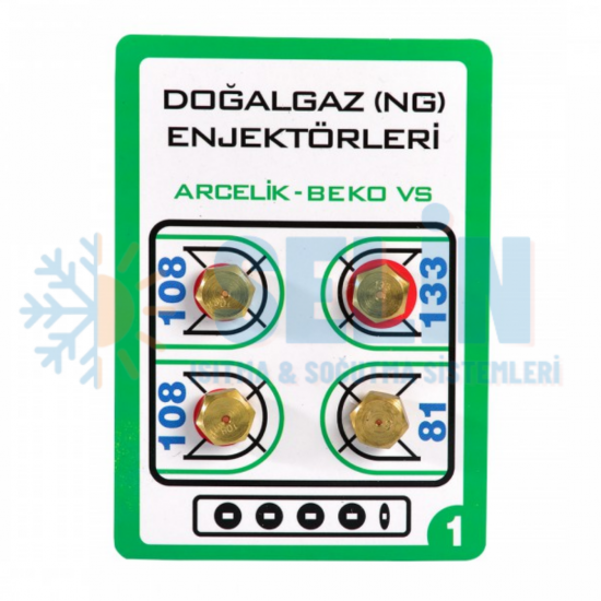 DOĞALGAZ ENJEKTÖR 9 MM (NO:1)