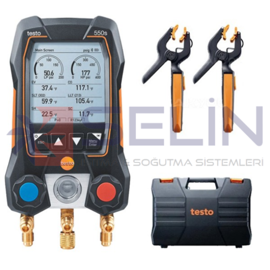 TESTO 550S AKILLI DİJİTAL MANİFOLD SETİ