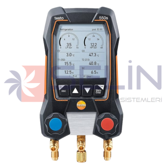 TESTO 550S AKILLI DİJİTAL MANİFOLD SETİ
