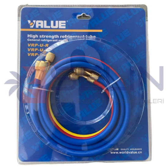 Value VRP-U-R/B/Y Gaz Hortumu 120cm (R410A)