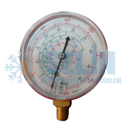 ROTHENBERGER MANOMETRE YÜKSEK BASINÇ R22-R134-R404-R410 (KIRMIZI)