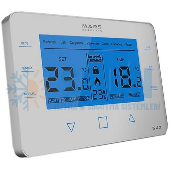 MARS S40 KABLOSUZ ODA TERMOSTATI