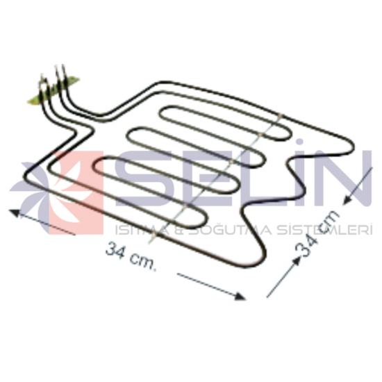KIVRIK FIRIN BORU REZİSTANSI 3500 W