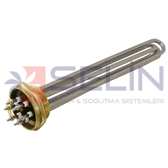 1-1/2 İNÇ 7500 W KAFALI REZİSTANS 35 CM