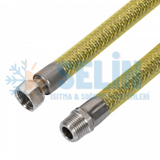 DOĞALGAZ FLEX ÖRGÜLÜ 1/2-1/2 (100 CM)